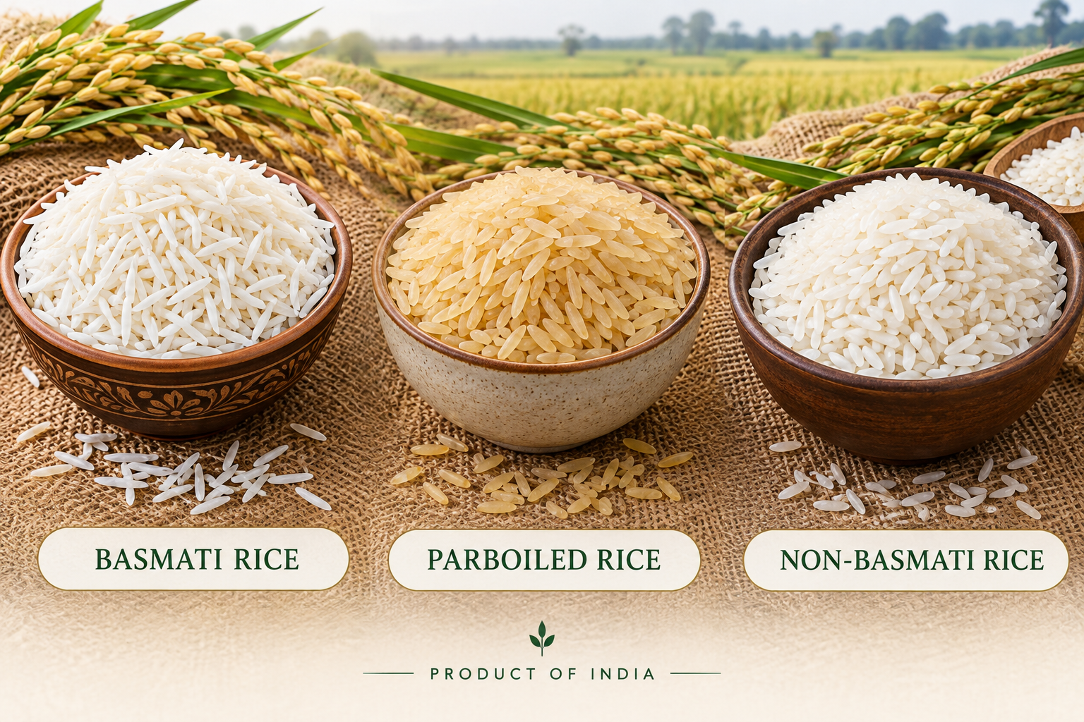Indian Basmati and Non-Basmati Rice
