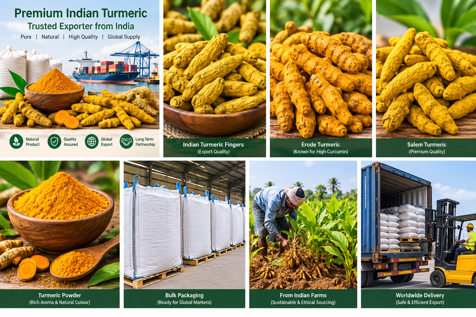 Indian Turmeric and Garlic